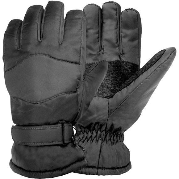 Igloos Women's Ski Gloves Black With Palm Grip Size Medium Insulated 6D135 - Picture 1 of 1